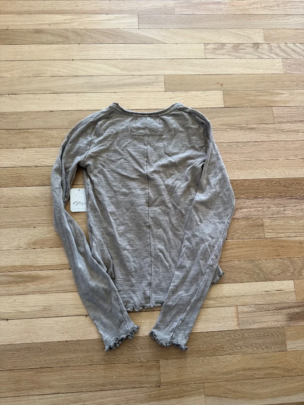 Free people tan long sleeve